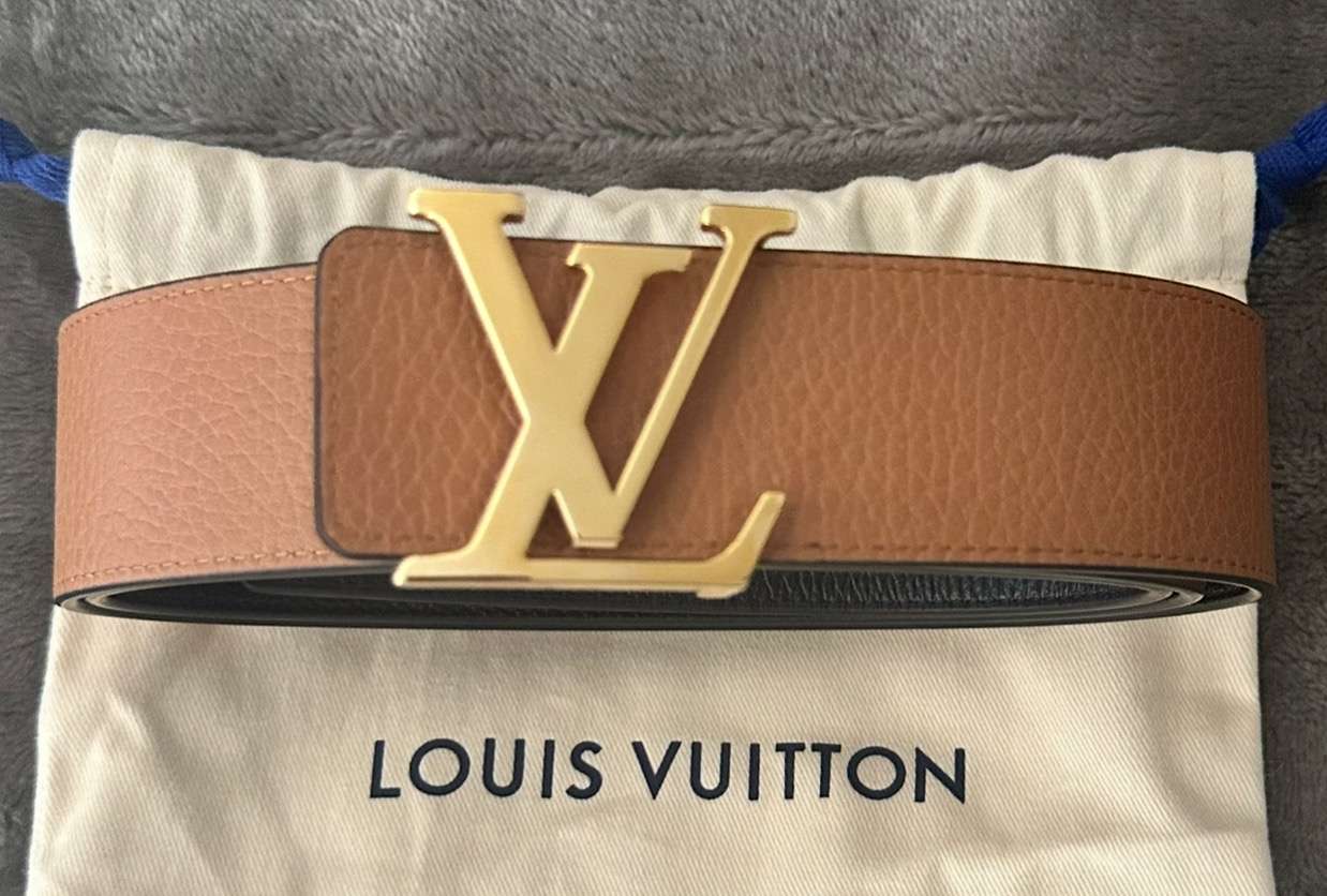 Nový opasok Louis Vuitton Initiales 3 cm veľkosť 85