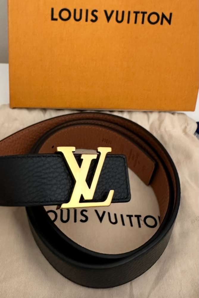 Nový opasok Louis Vuitton Initiales 3 cm veľkosť 85