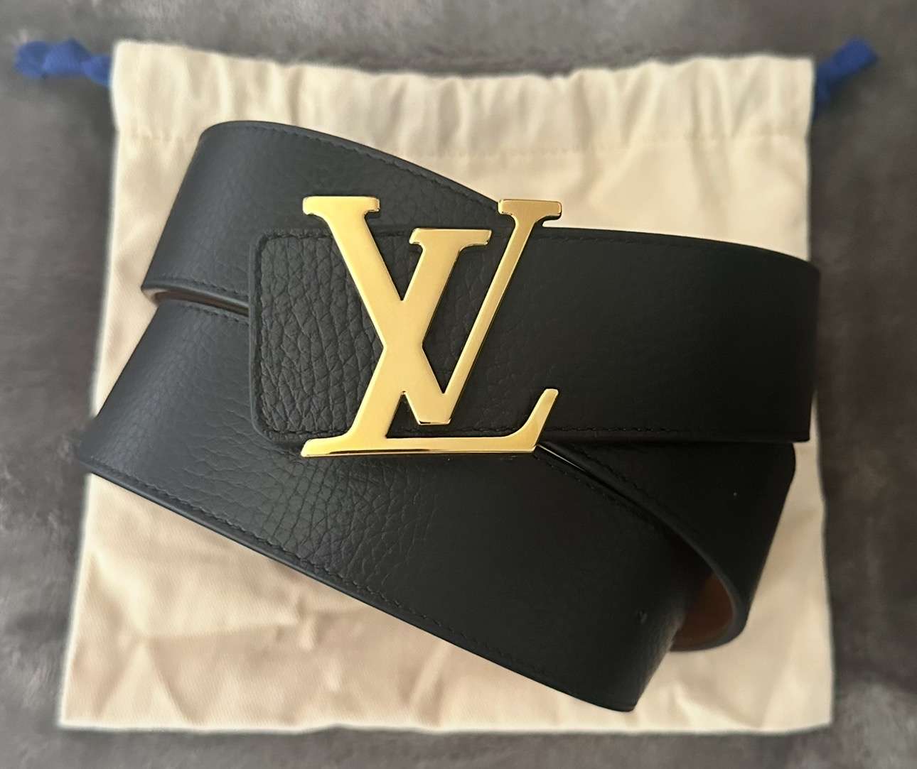 Nový opasok Louis Vuitton Initiales 3 cm veľkosť 85
