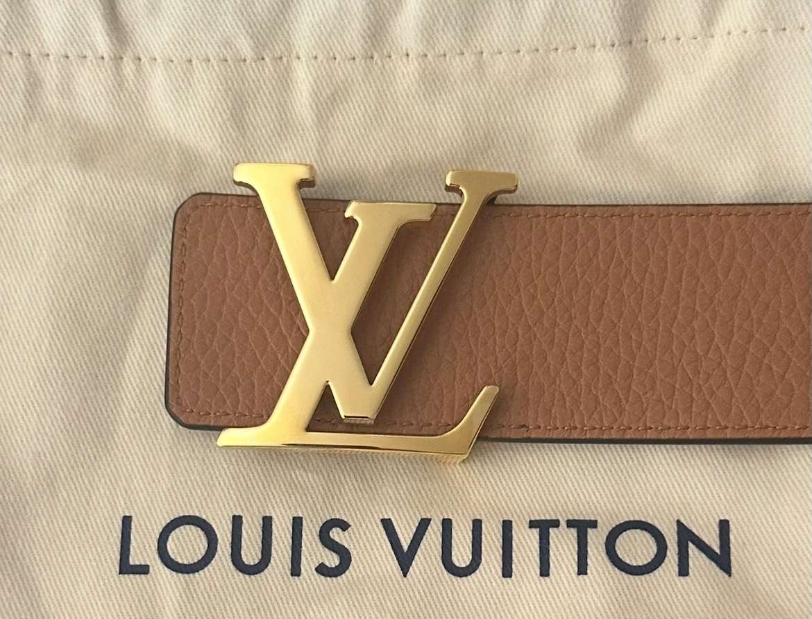 Nový opasok Louis Vuitton Initiales 3 cm veľkosť 85