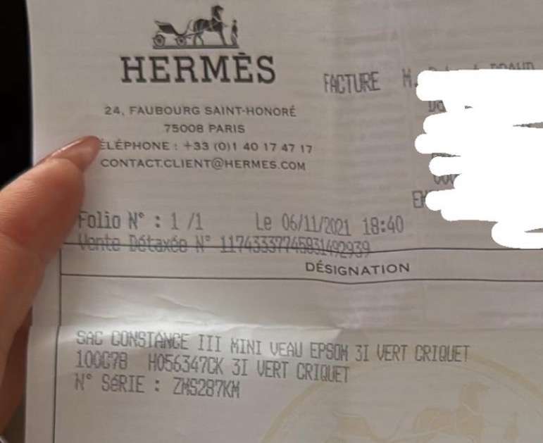Hermes Constance 18