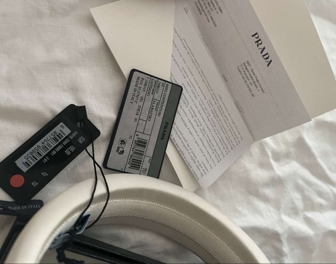 Kremova celenka Prada (hrubsia)