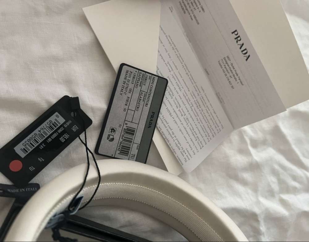 Kremova celenka Prada (hrubsia)