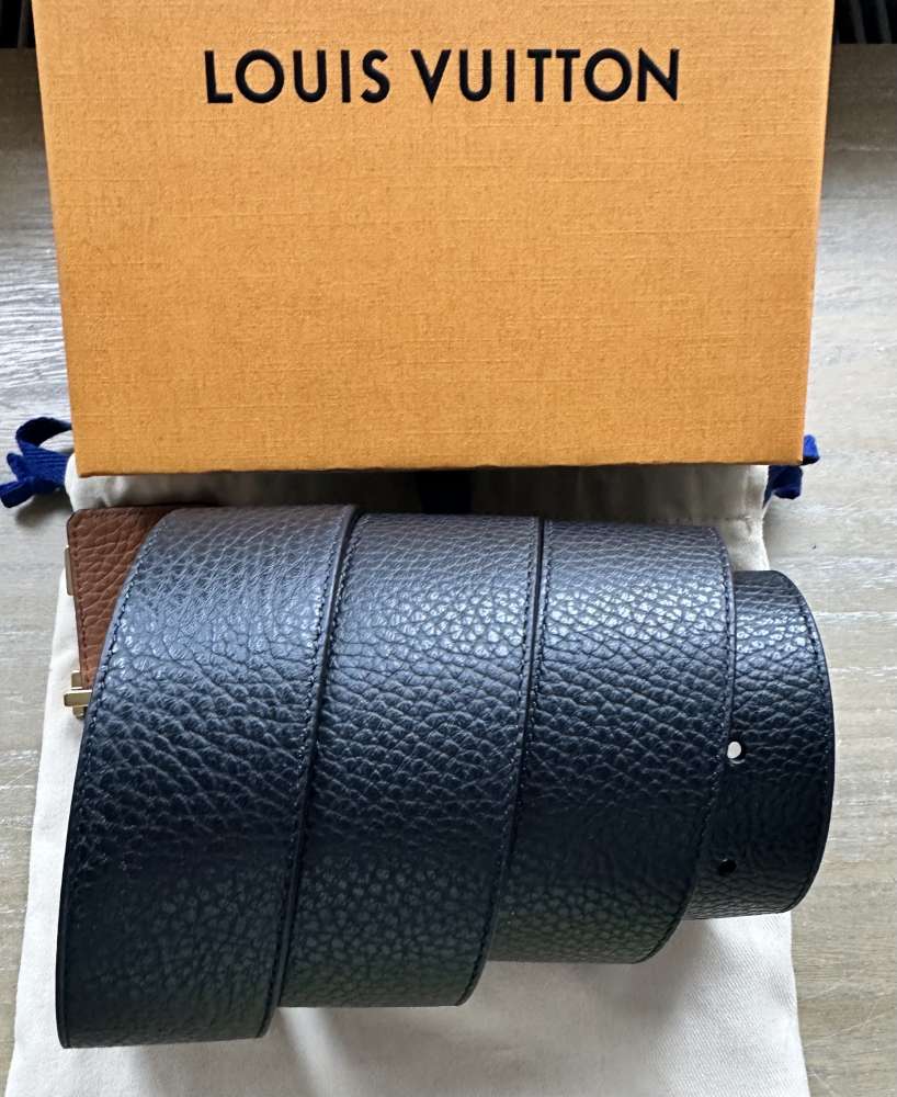 Nový opasok Louis Vuitton model Initiales 4 cm veľkosť 105