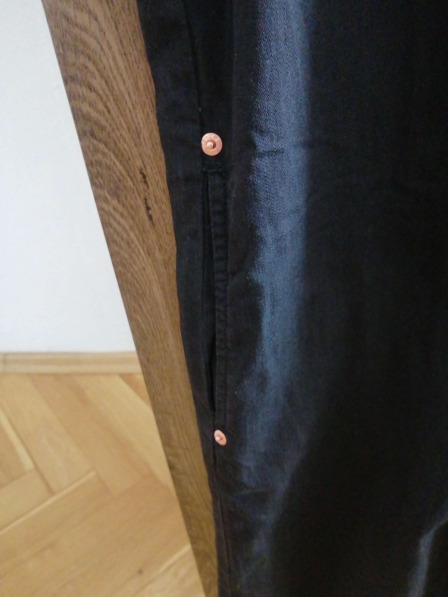 Denimove šaty Diesel, 100% bavlna, veľkosť S