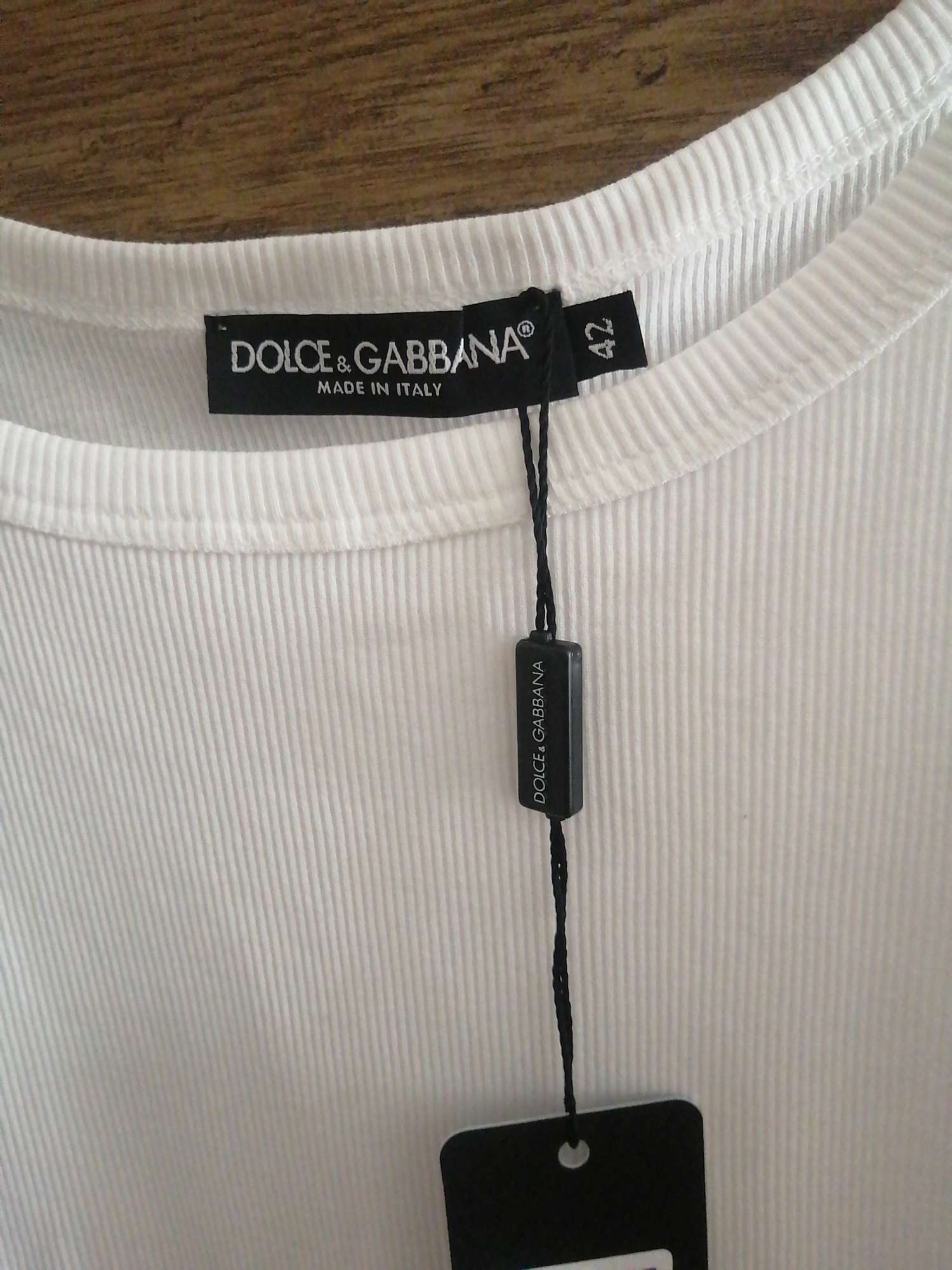 Dámske biele tielko Dolce & Gabbana