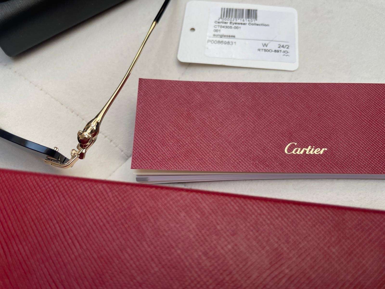 Cartier slnečné okuliare nenosené