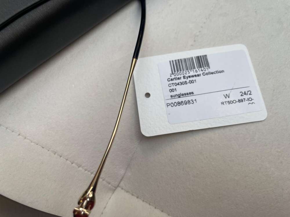 Cartier slnečné okuliare nenosené