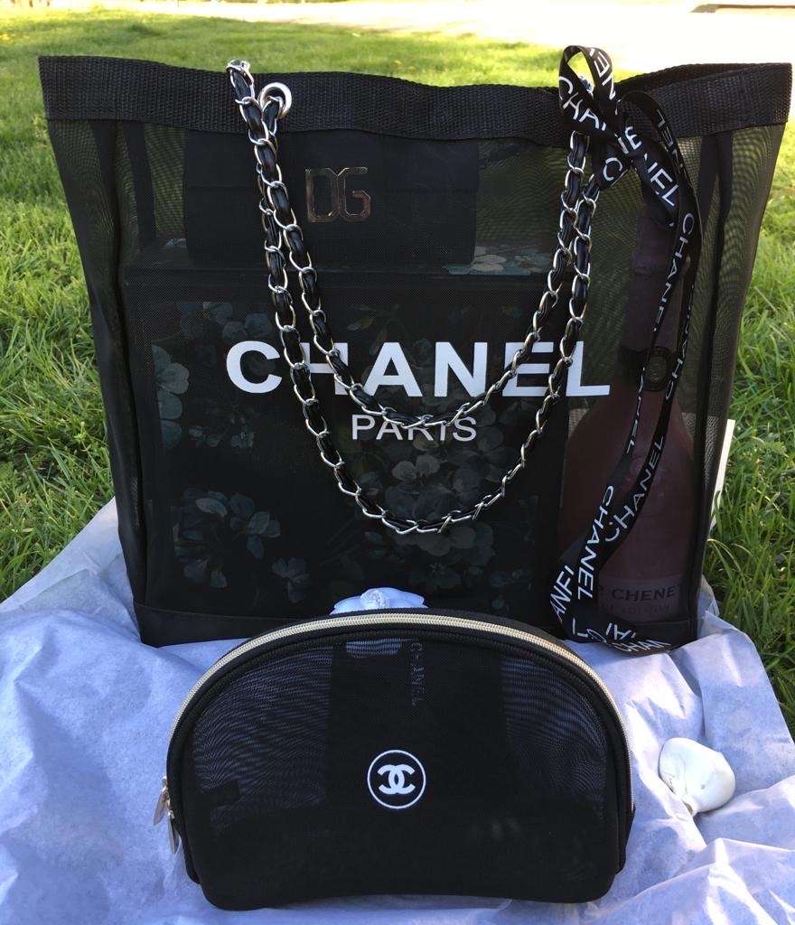 CHANEL BEAUTY PLÁŽOVÁ TAŠKA S POCHETKOU