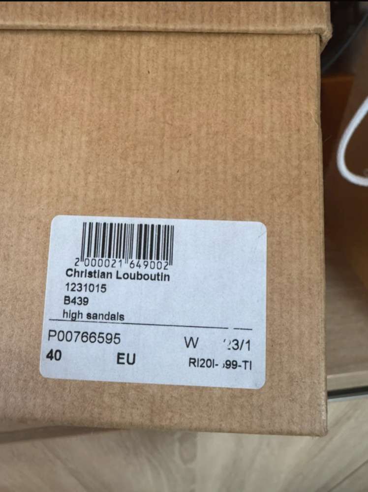 Christian louboutin sandale na platforme