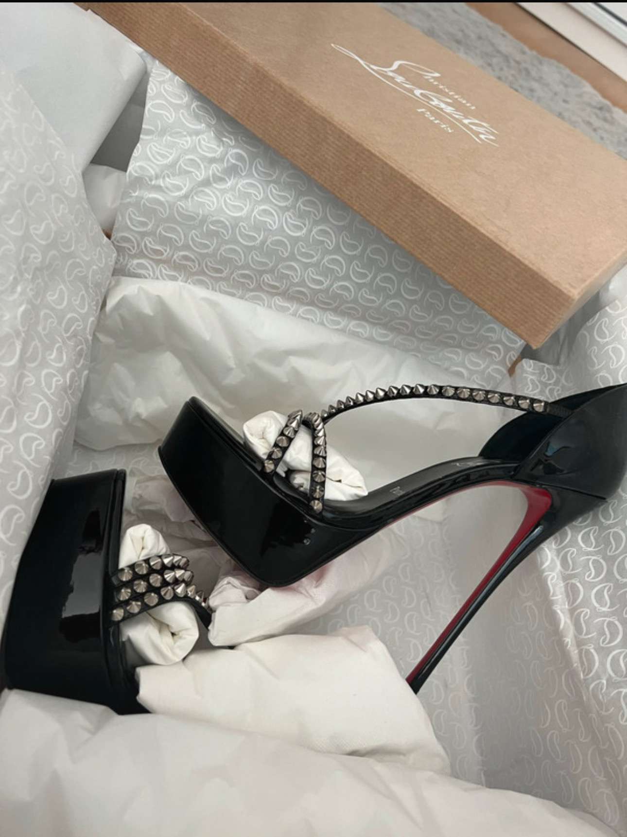 Christian louboutin sandale na platforme