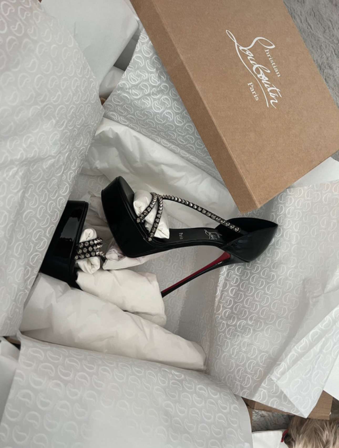 Christian louboutin sandale na platforme