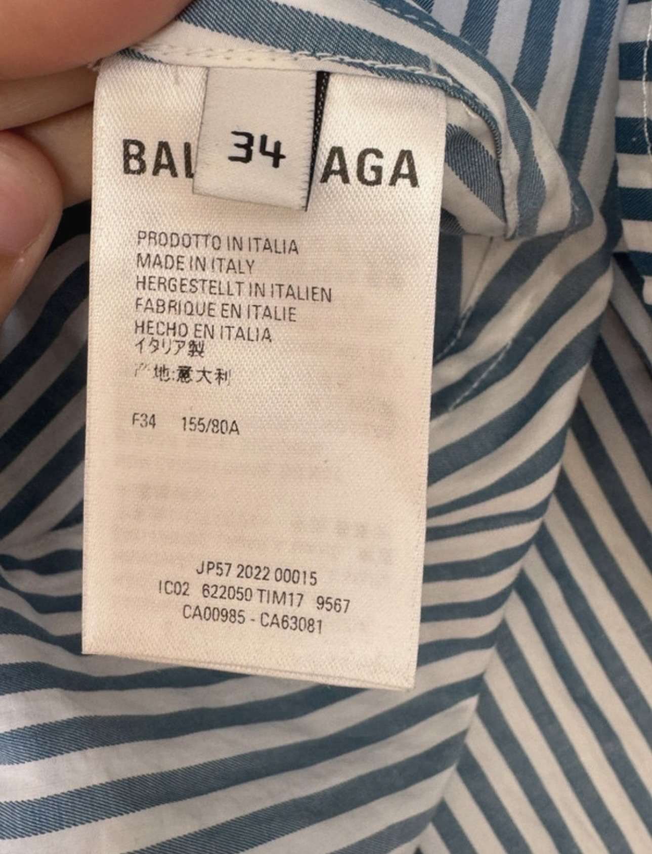 Balenciaga košeľa
