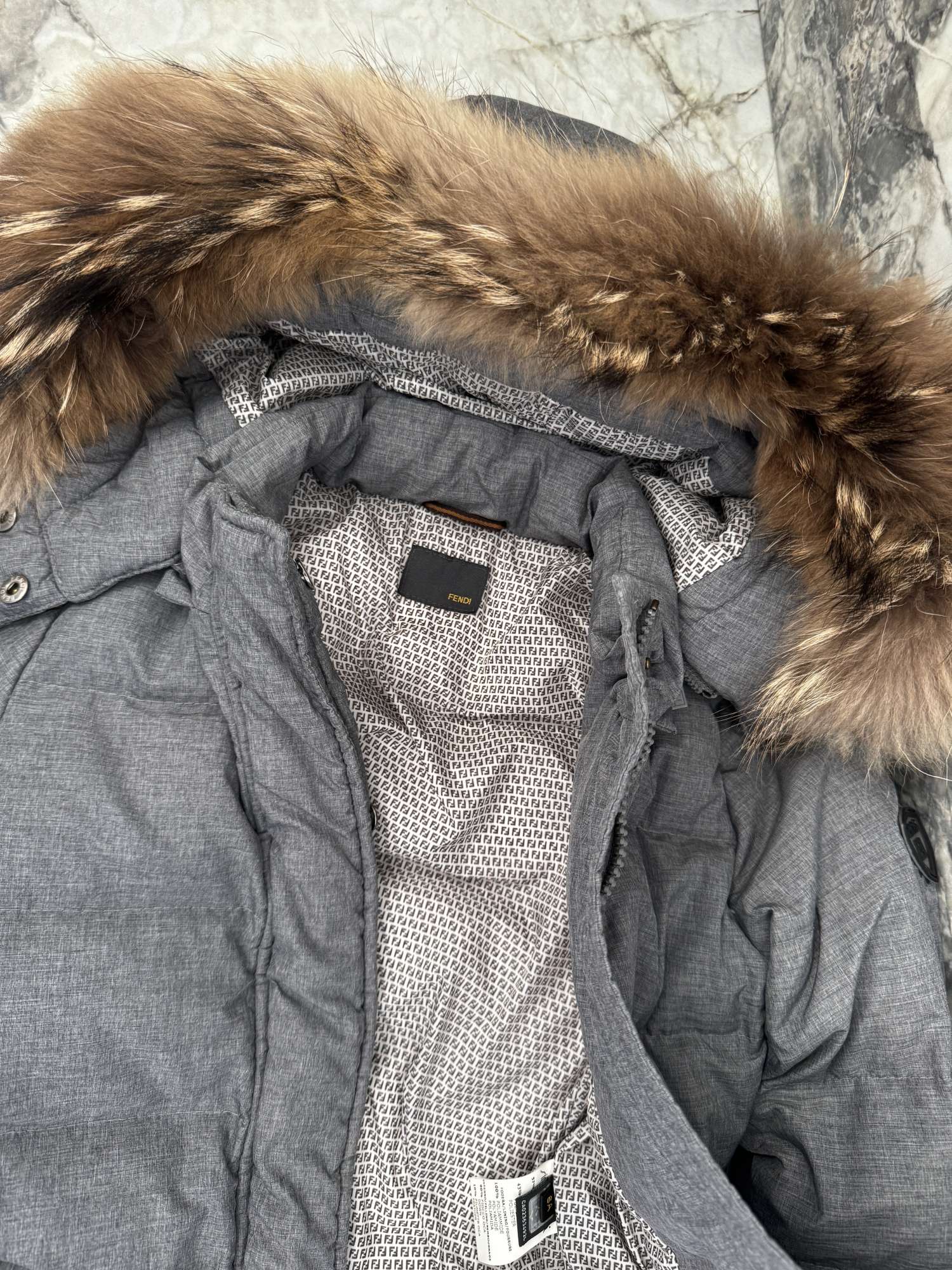 FENDI detský zimný kabát
