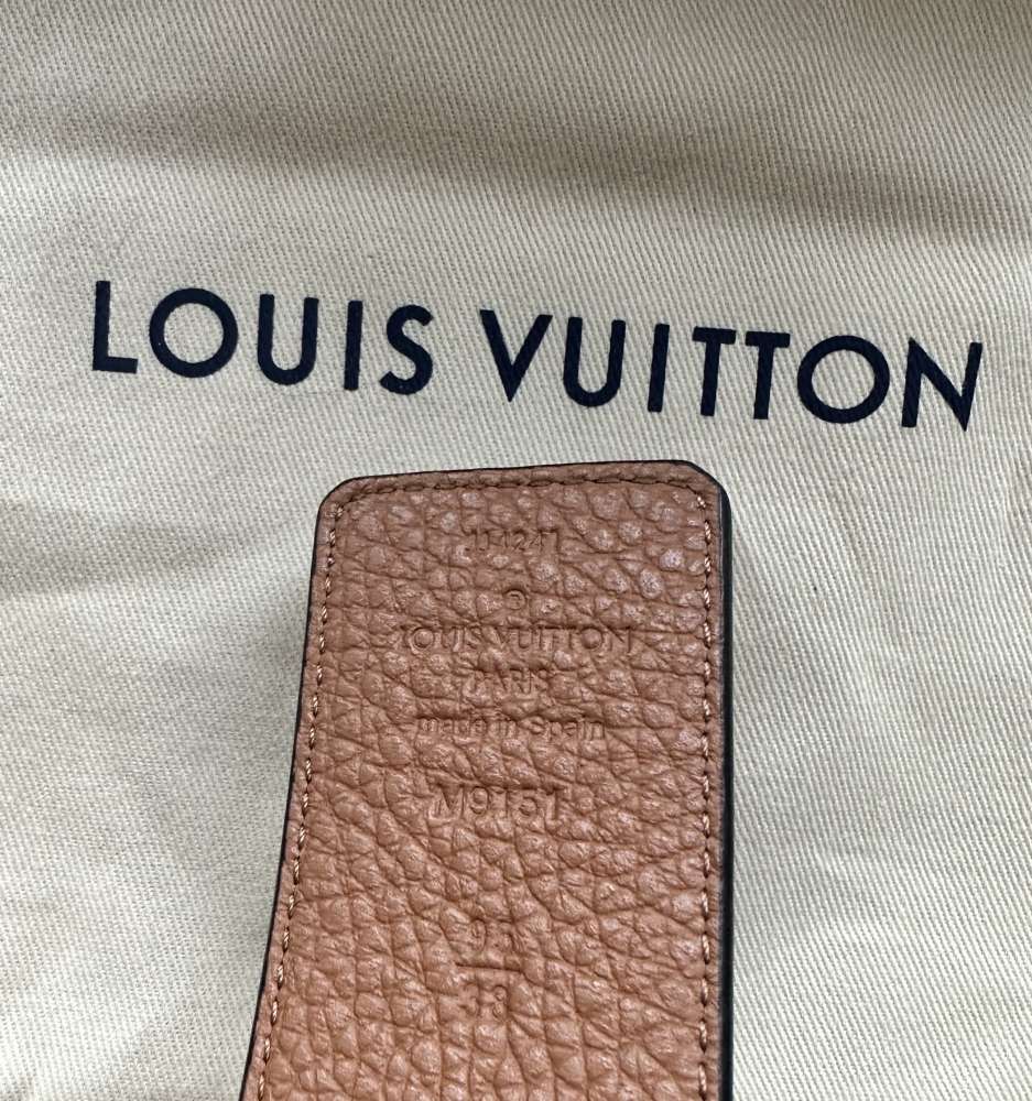 Nový opasok Louis Vuitton model Imotiales zlatý veľkosť 95