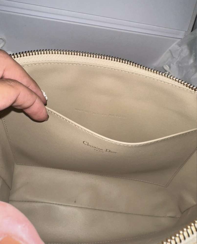 Dior clutch gold