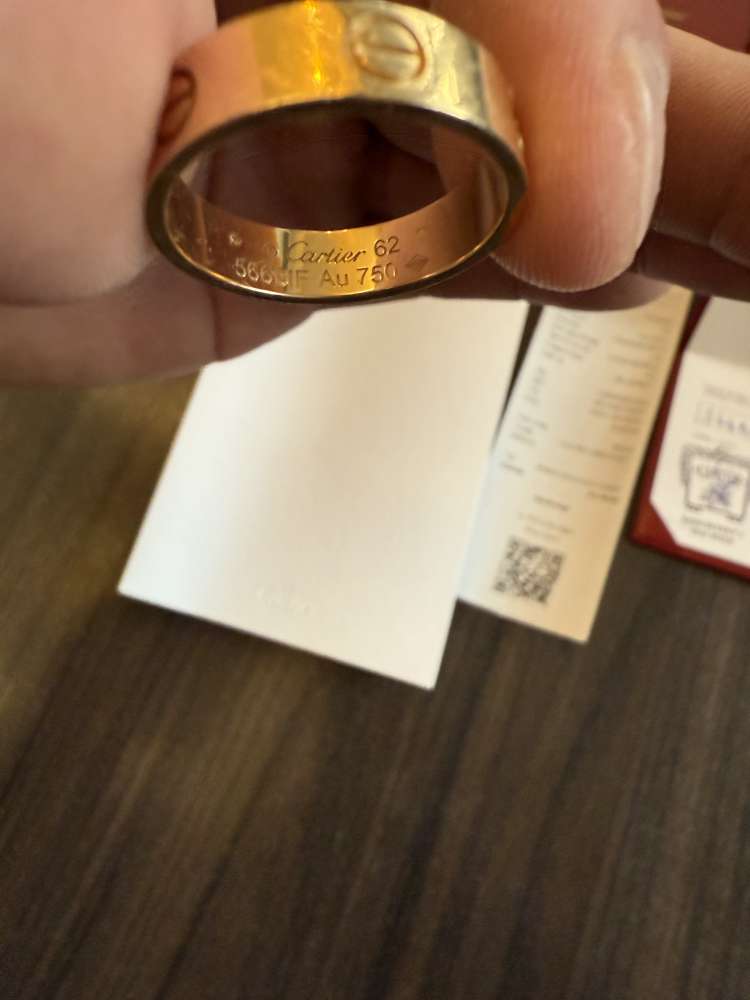 Cartier Love ring Classic zlte zlato šírka 5,5 mm