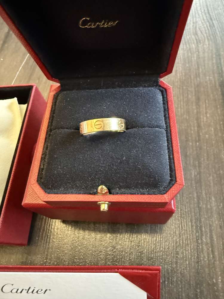 Cartier Love ring Classic zlte zlato šírka 5,5 mm
