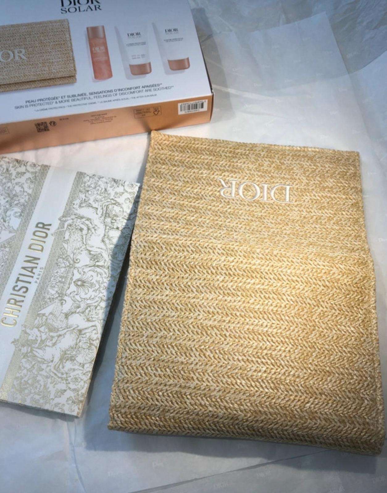 Dior beauty clutch