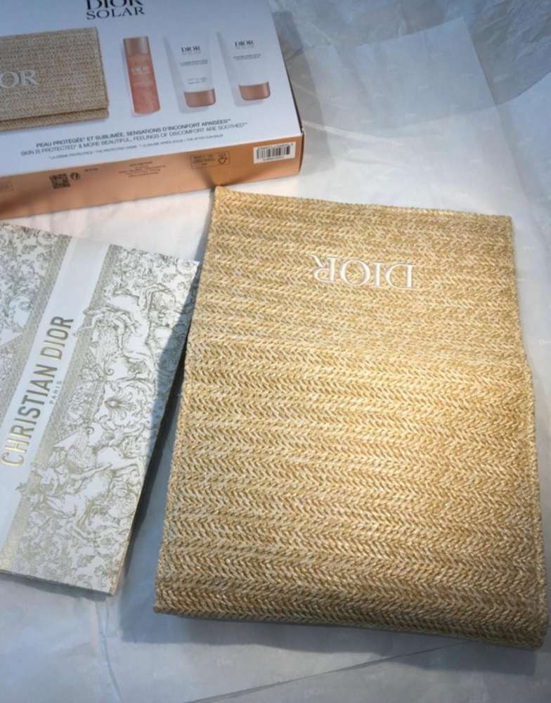 Dior beauty clutch