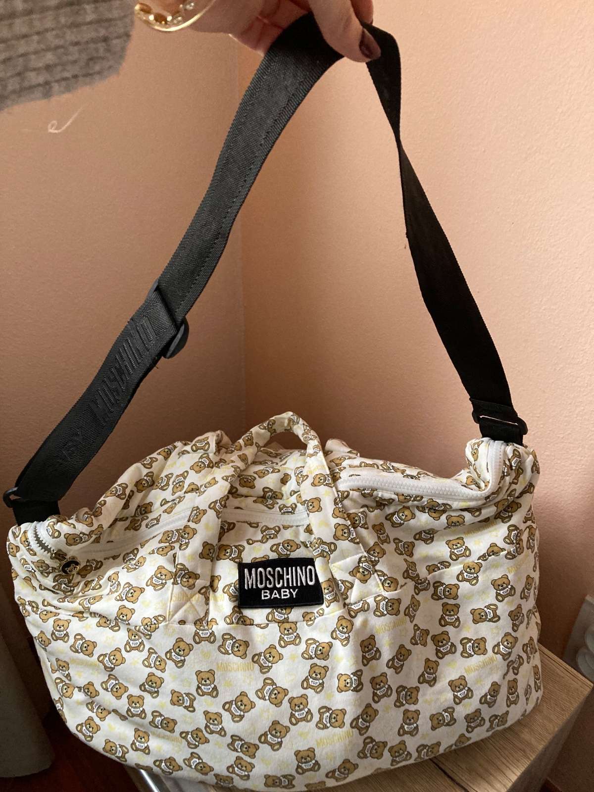 Moschino Baby prebaľovacia cestovná taška