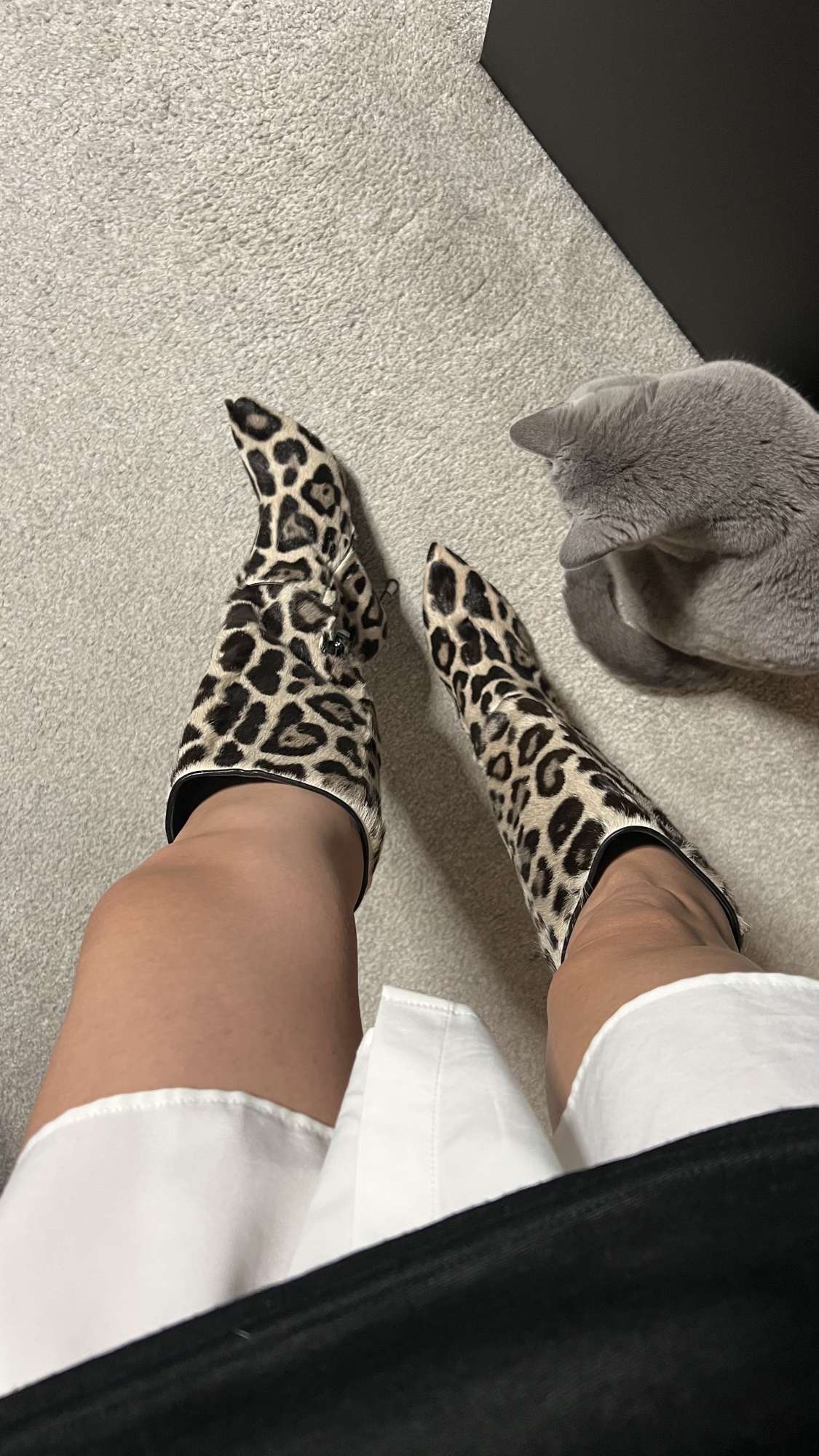 Tom Ford leopardie čižmy