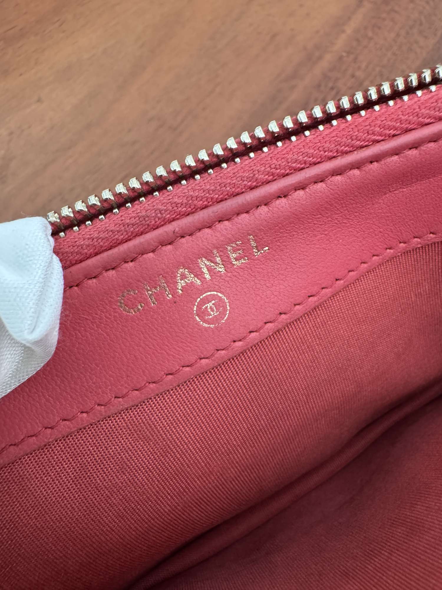 Chanel Double Zipper Chain Wallet – Mini Matelassé Lambskin Bag in Pink