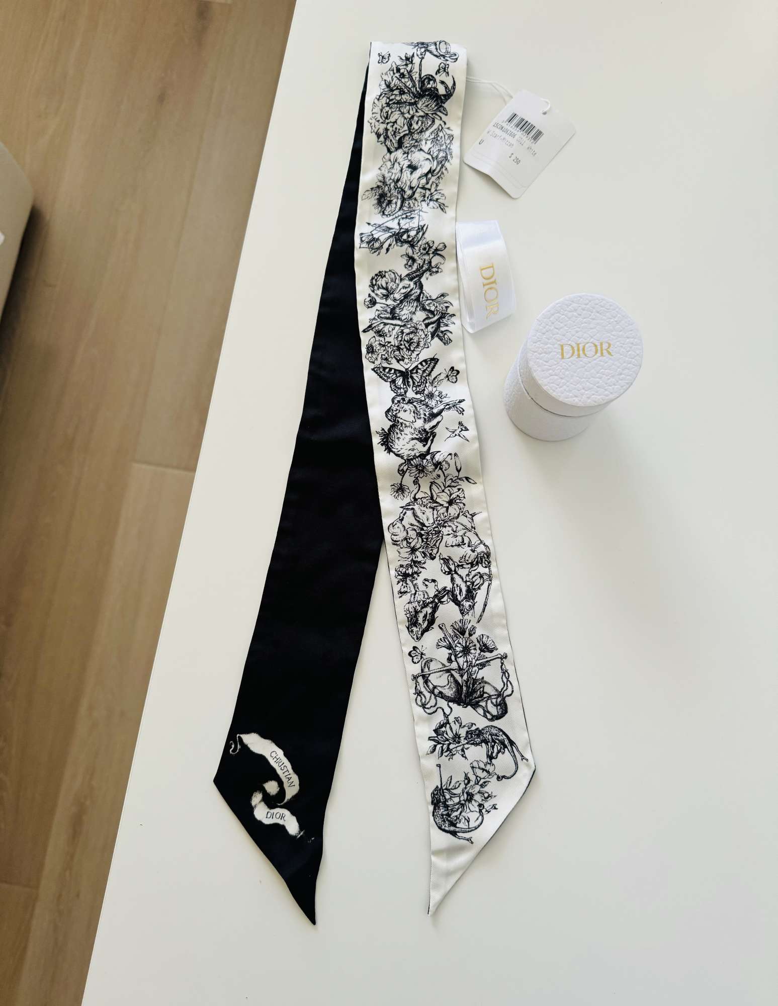Dior Zodiac ivory/black Mitzah limited edition