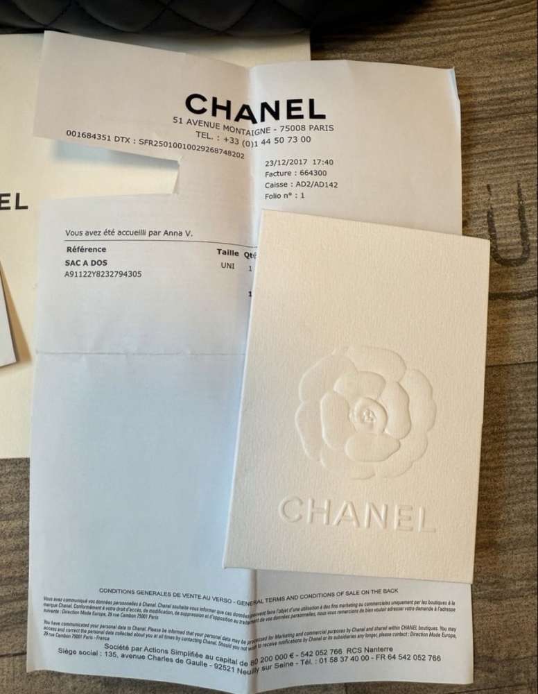 Chanel backpack