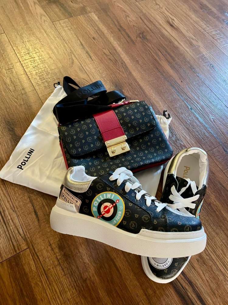 Damsky set kabelka+ tenisky Pollini