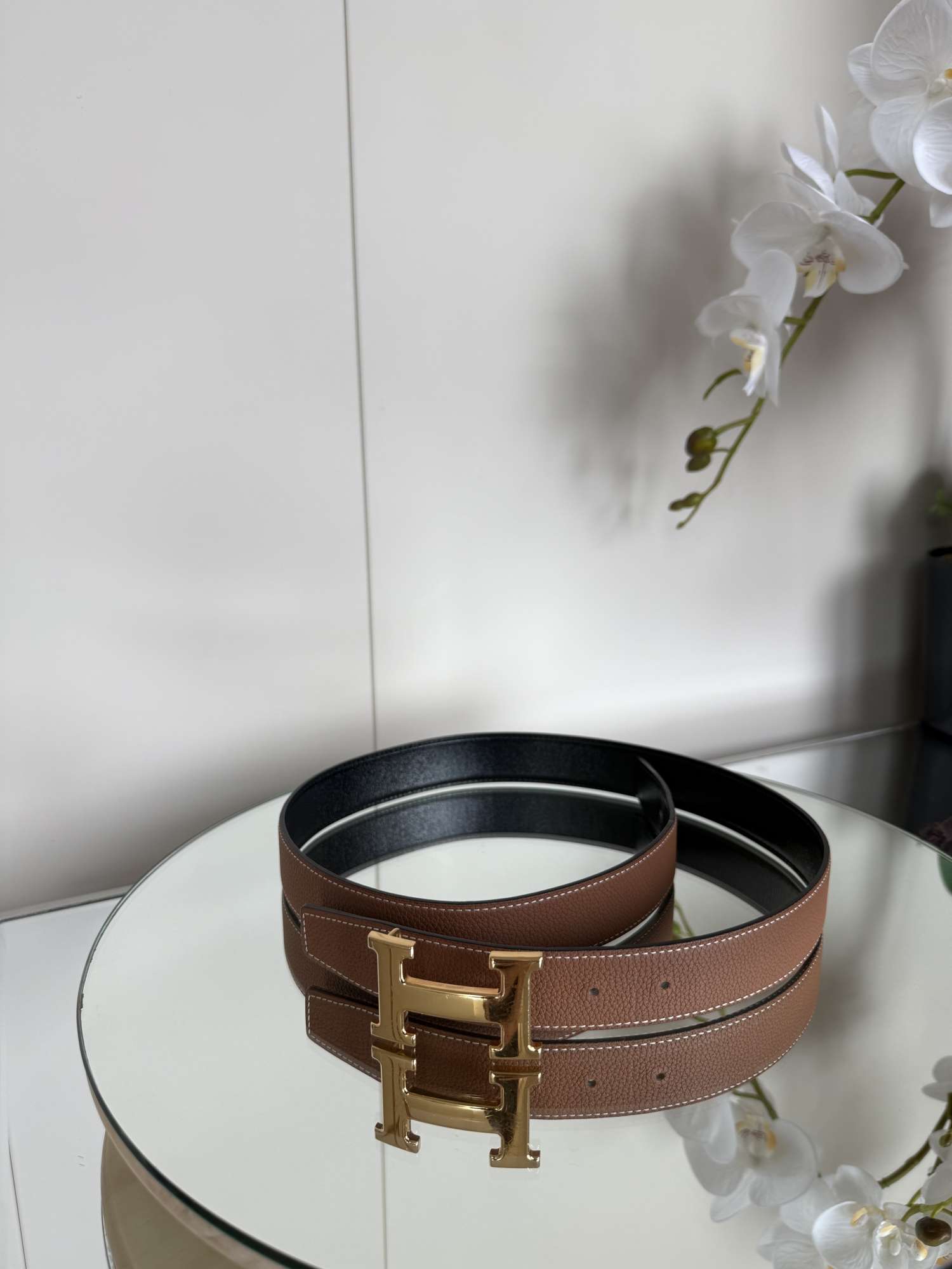 Hermes obojstranný opasok