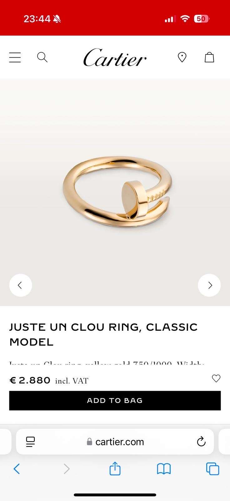 Cartier Juste un Clou