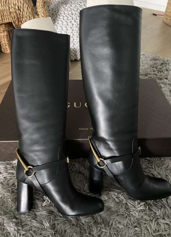 Gucci dámské kozačky, Horsebit, 39 velikost