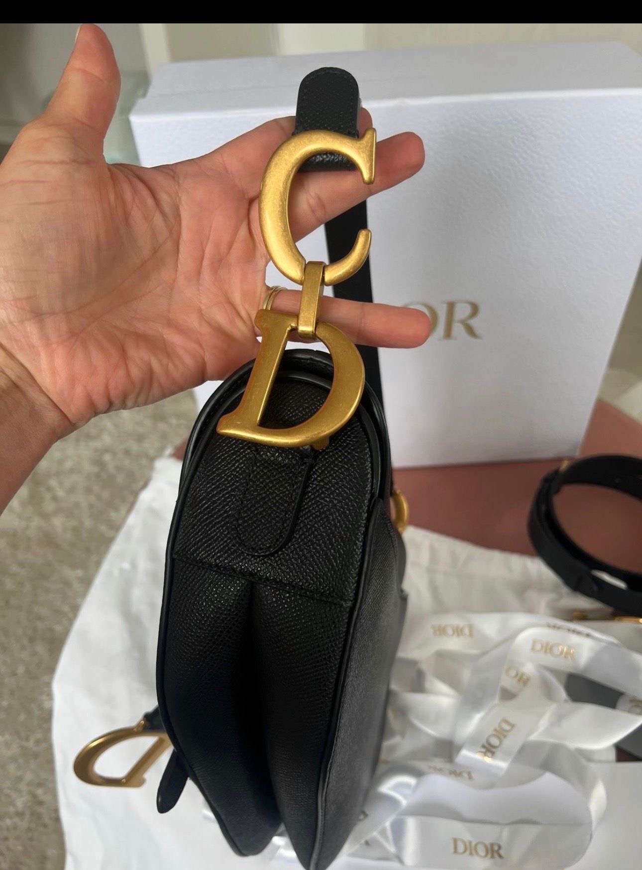 Dior saddle bag