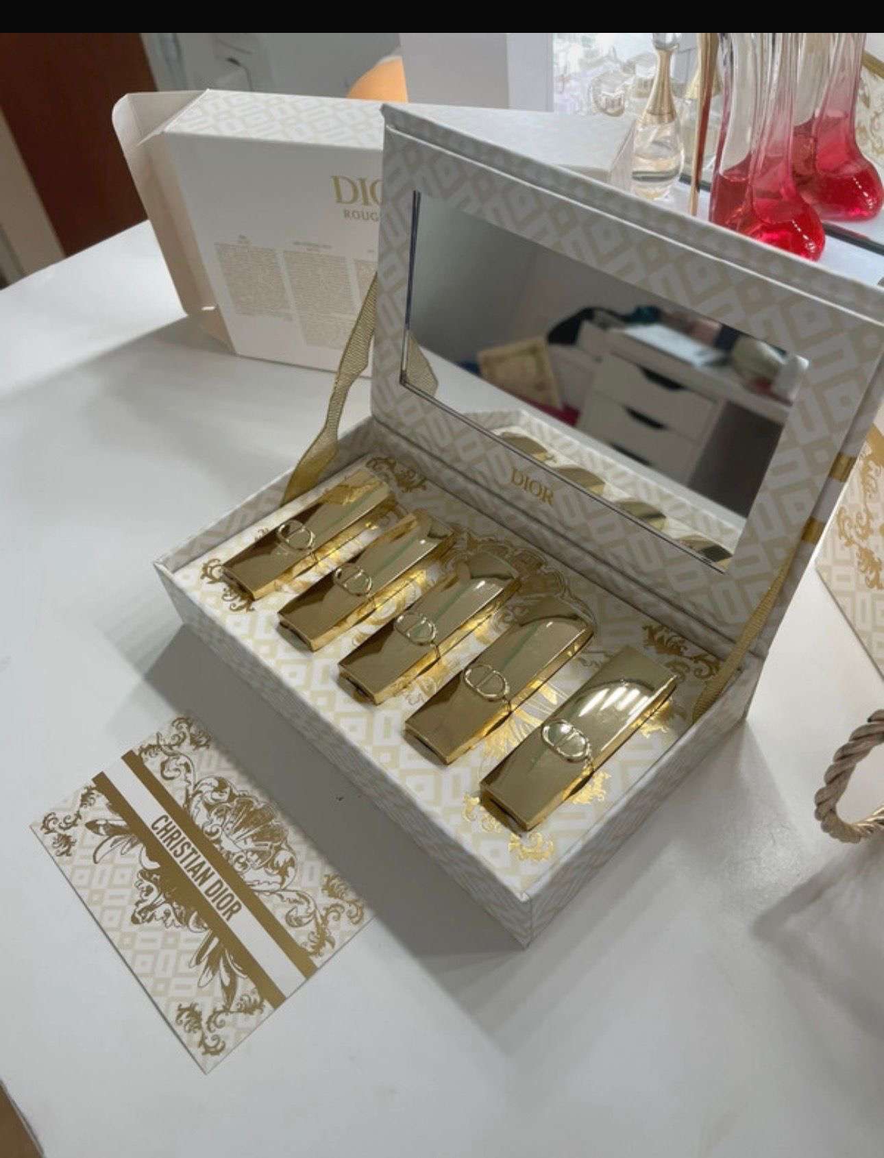 Dior set rúžov