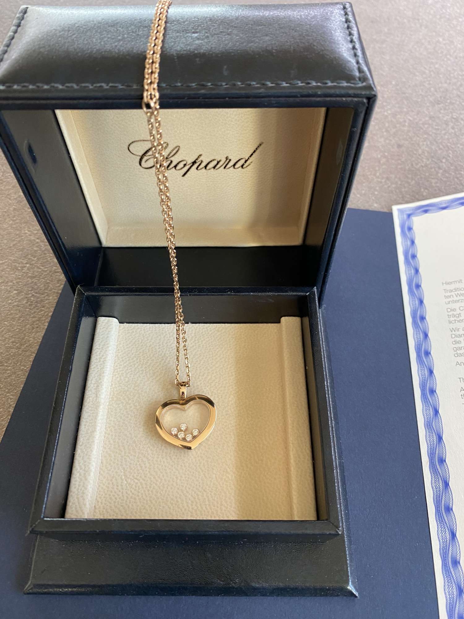 Náhrdelník Chopard Happy Diamonds