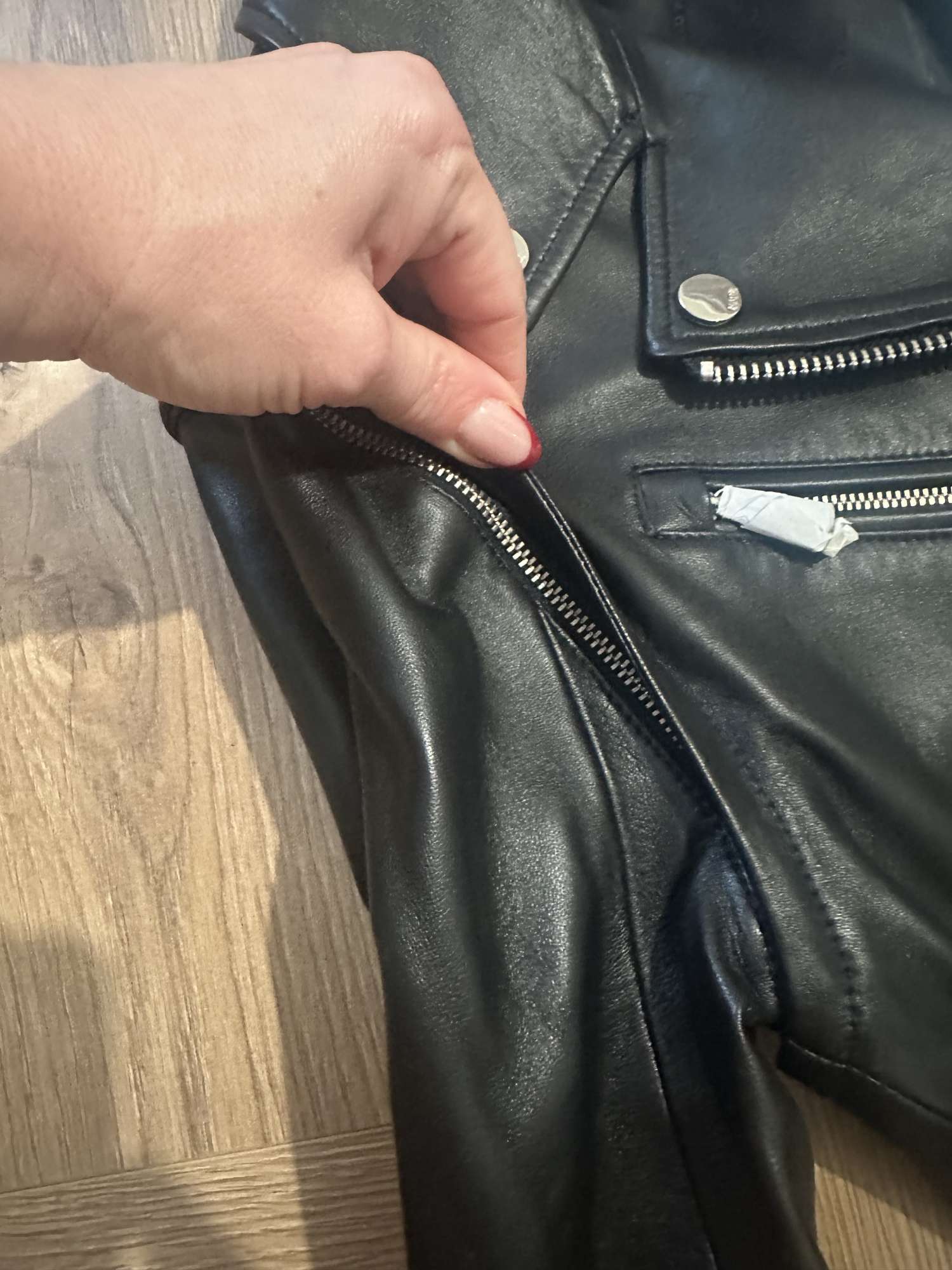 Kožená motorkárska bunda Karl Lagerfeld