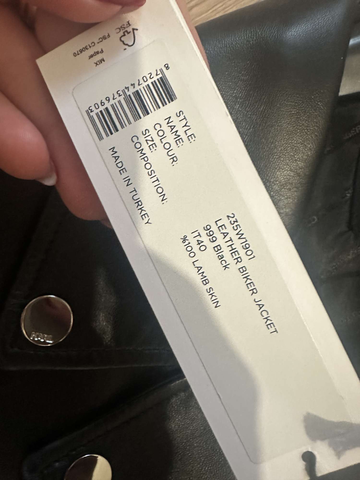 Kožená motorkárska bunda Karl Lagerfeld