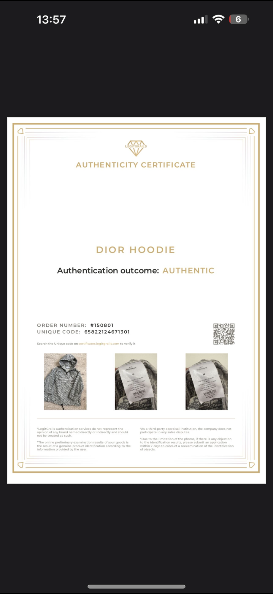 Christian Dior anorak bunda