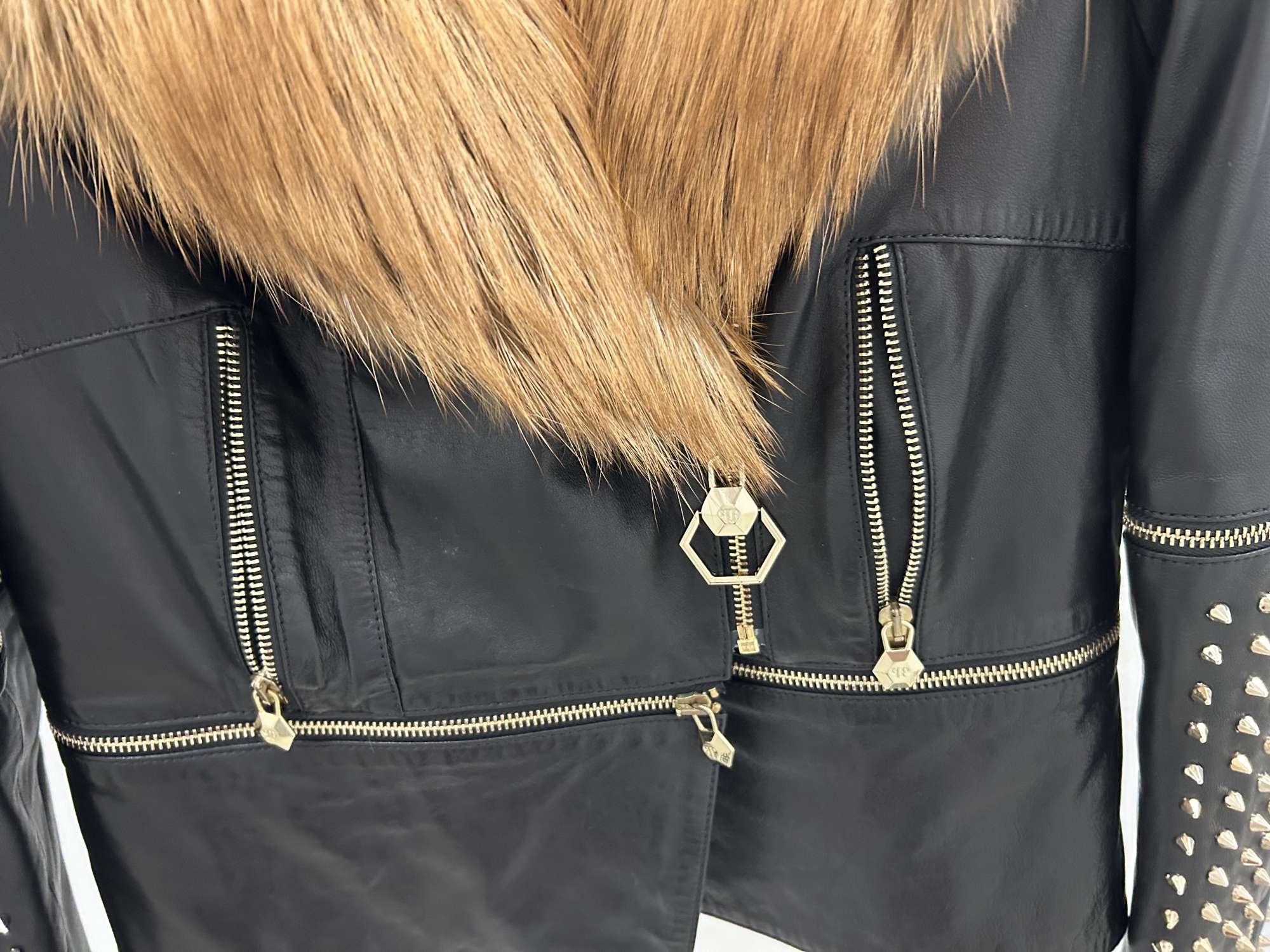 Kožená bunda Philipp Plein