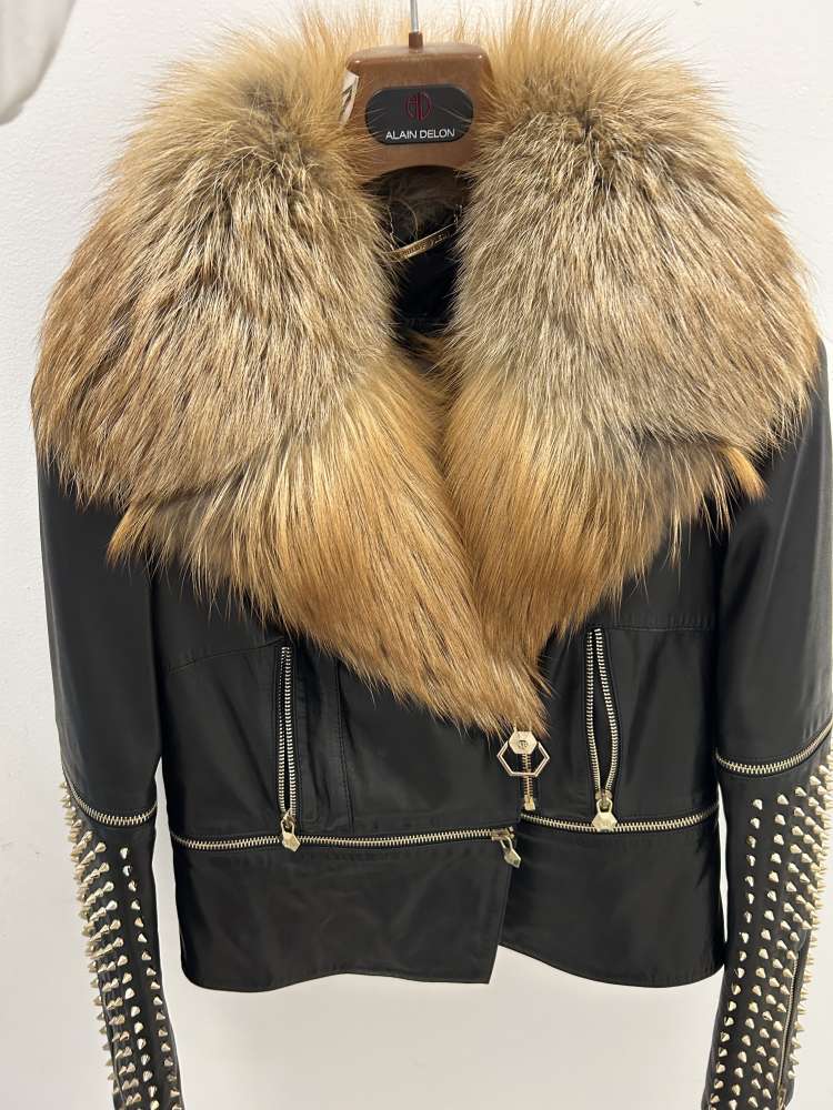 Kožená bunda Philipp Plein