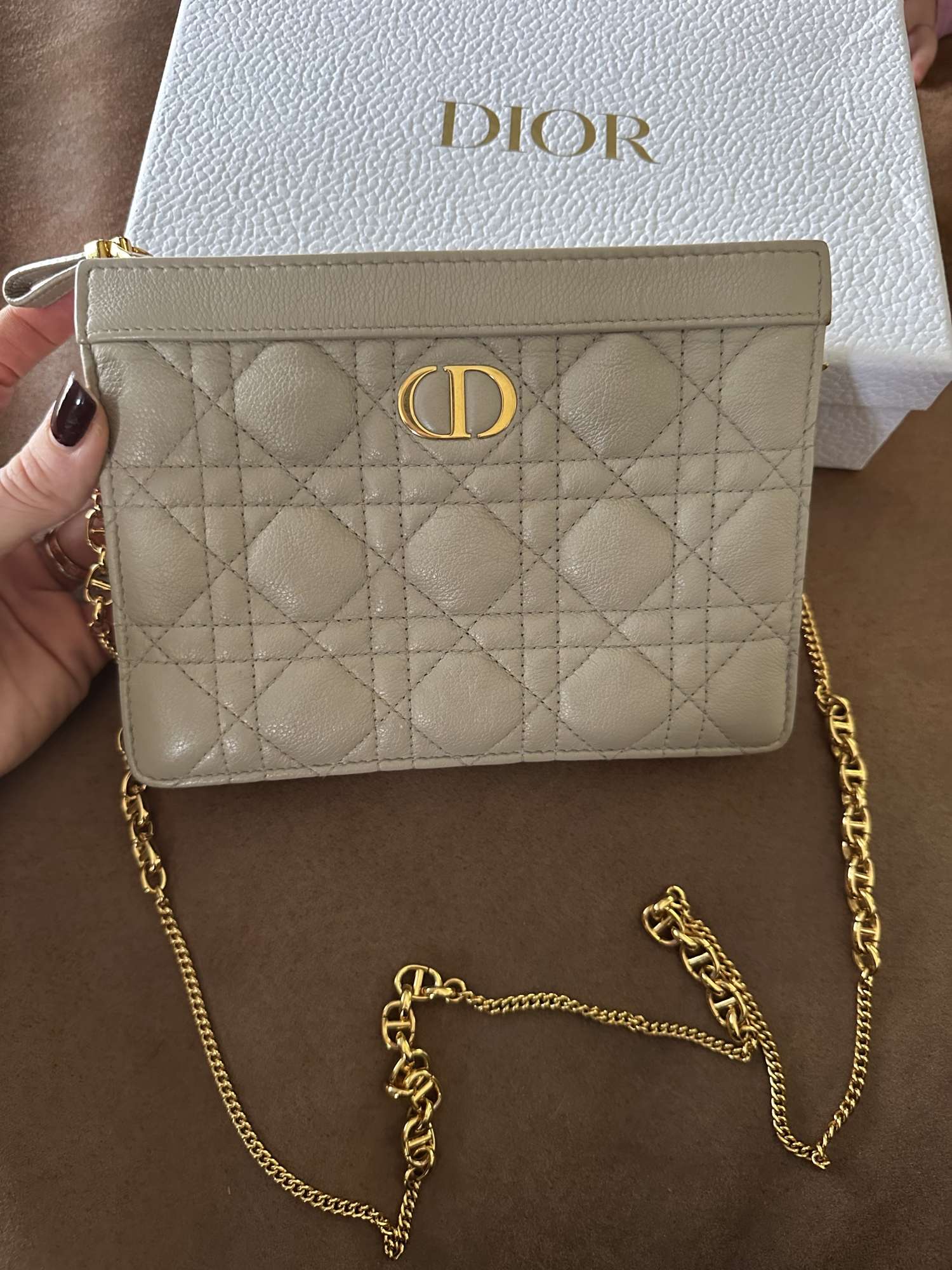 Dior caro pouch crossbody kabelka