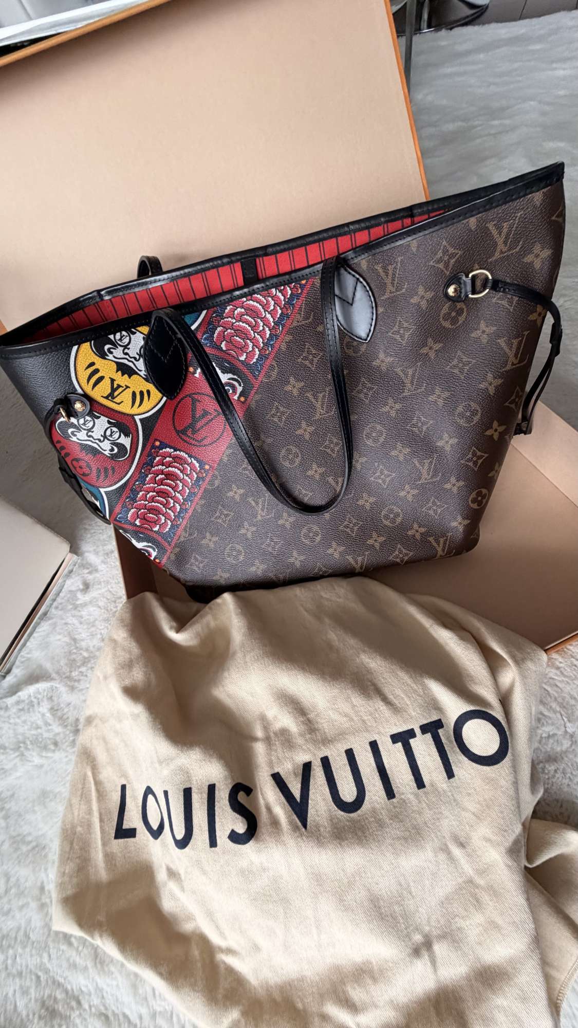 Louis vuitton neverfull kabuki