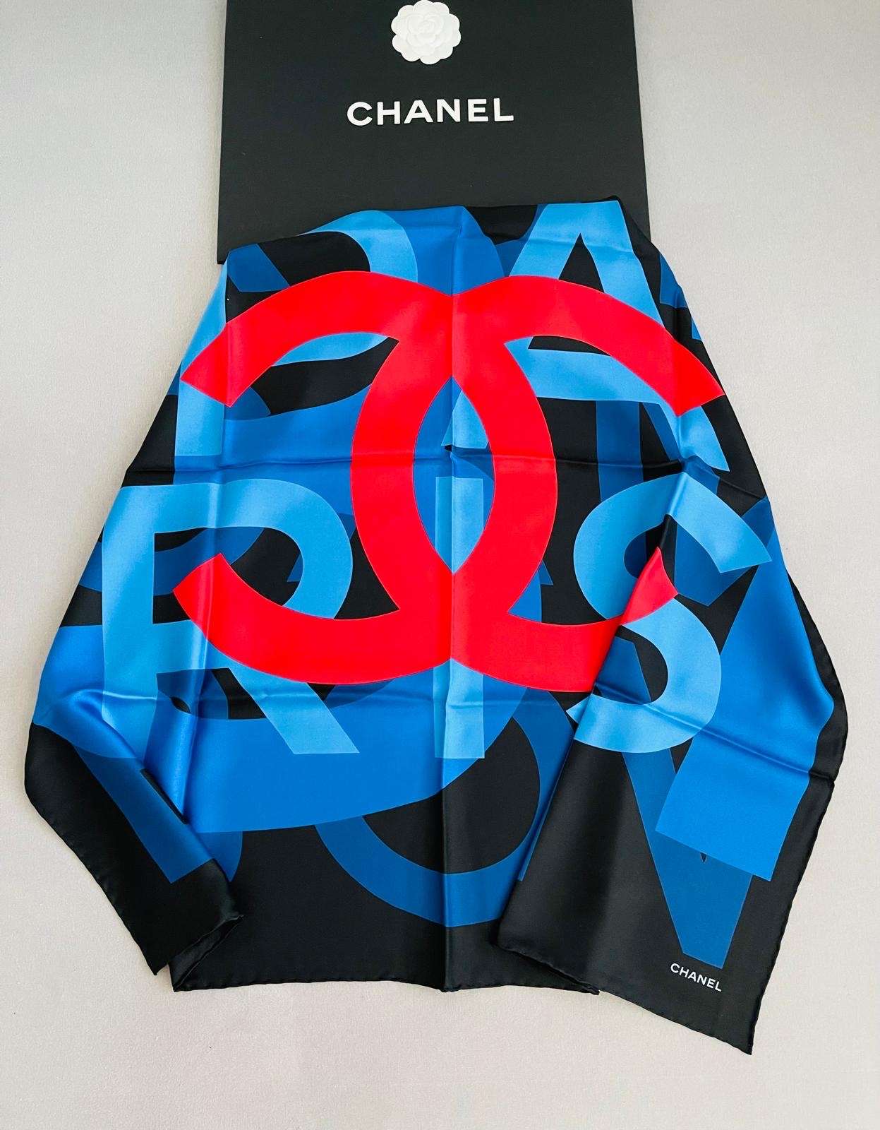 CHANEL HODVÁBNA ŠATKA