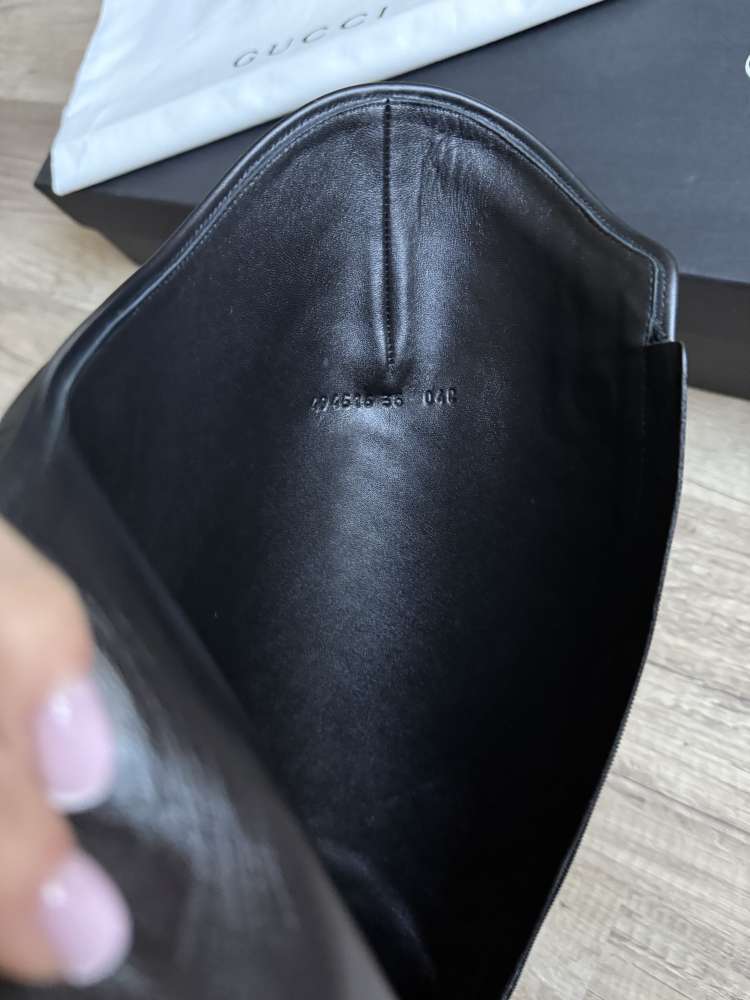 Krásne kožené čižmy Gucci