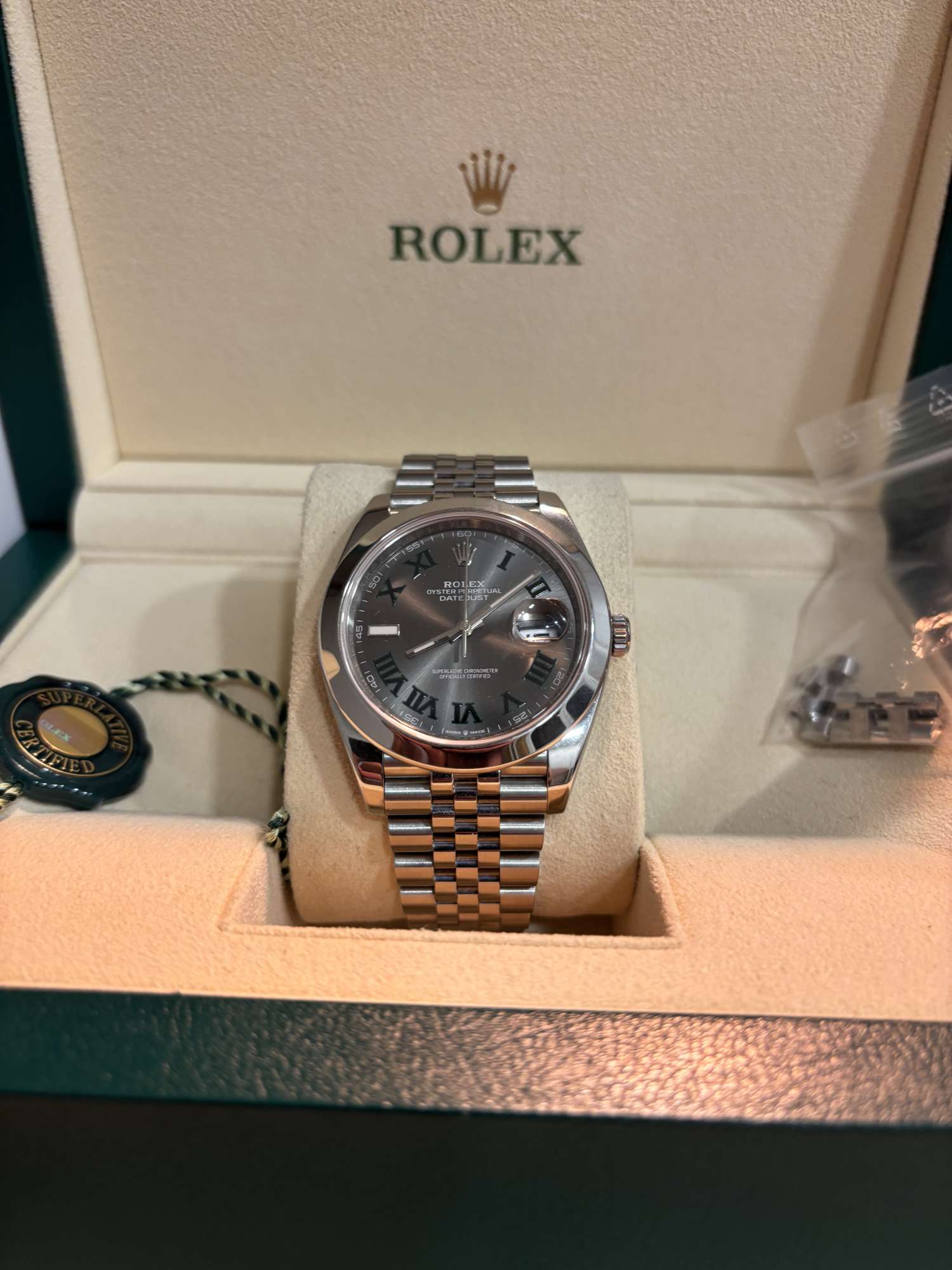 ROLEX DATEJUST 41mm WIMBLEDON 126300