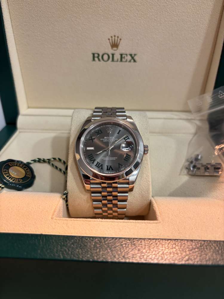 ROLEX DATEJUST 41mm WIMBLEDON 126300