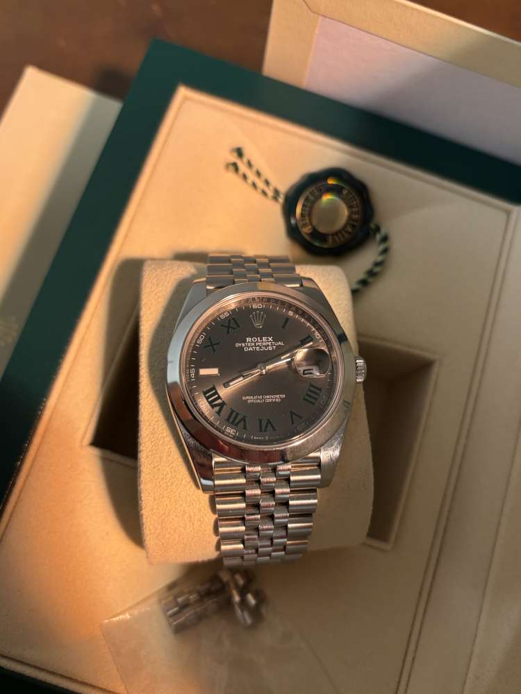 ROLEX DATEJUST 41mm WIMBLEDON 126300