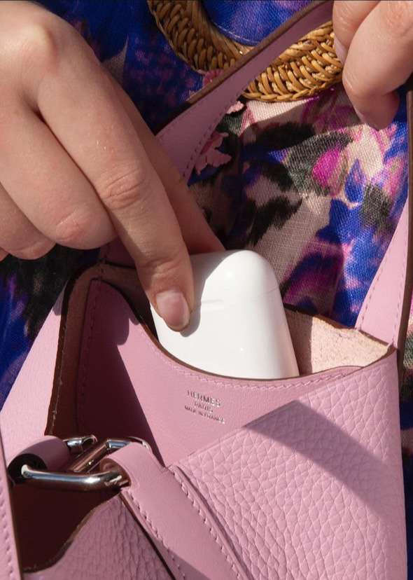 Hermes Loop sakura pink