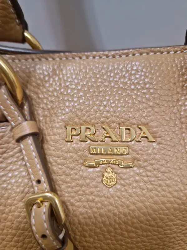 Prada Vitello Daino Shopping Bag